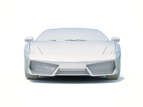 3d Car White Icon, 3d Car Blank Template, 3d White Car Icon with Shadow, Business Sedan Car on White Background, Automobile Isolated, Automobile Service Sign, Auto Body, Automobile Industry