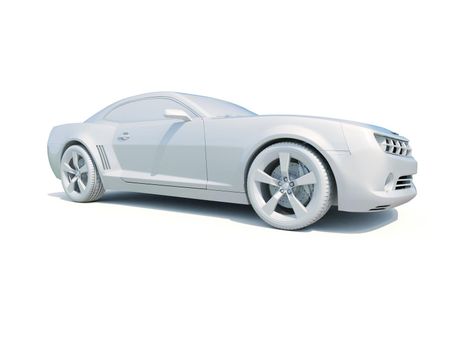 3d Car White Icon, 3d Car Blank Template, 3d White Car Icon with Shadow, Business Sedan Car on White Background, Automobile Isolated, Automobile Service Sign, Auto Body, Automobile Industry