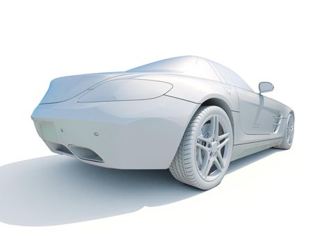 3d Car White Icon, 3d Car Blank Template, 3d White Car Icon with Shadow, Business Sedan Car on White Background, Automobile Isolated, Automobile Service Sign, Auto Body, Automobile Industry