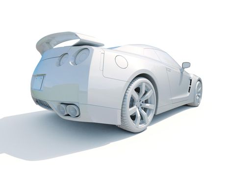 3d Car White Icon, 3d Car Blank Template, 3d White Car Icon with Shadow, Business Sedan Car on White Background, Automobile Isolated, Automobile Service Sign, Auto Body, Automobile Industry