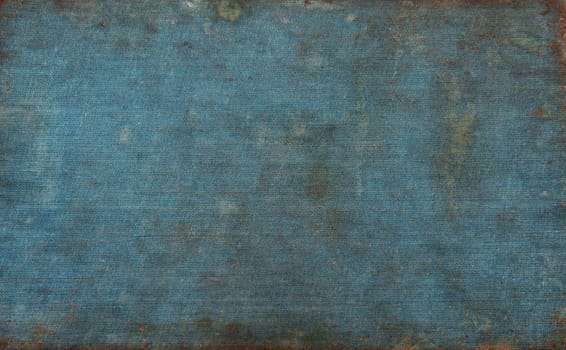 Blue old texture with dark spots .