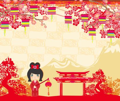 Mid-Autumn Festival for Chinese New Year - card