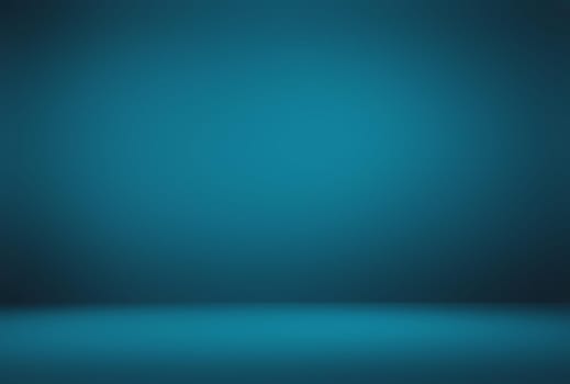 Abstract Luxury gradient Blue background. Smooth Dark blue with Black vignette Studio Banner