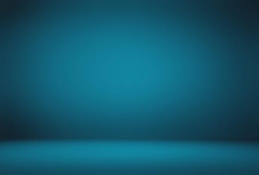 Abstract Luxury gradient Blue background. Smooth Dark blue with Black vignette Studio Banner