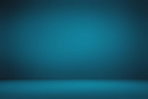 Abstract Luxury gradient Blue background. Smooth Dark blue with Black vignette Studio Banner