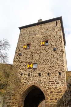 Historic city gate Werther Tor in Bad Muenstereifel, Germany