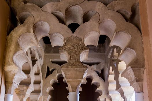 Detail of Arches and Column in an Palace