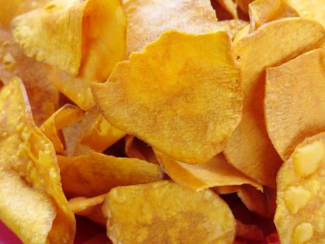 Crispy Peruvian sweet potato chips