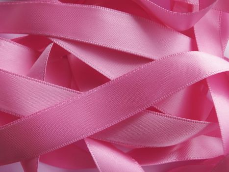 Pink ribbon background, design element. Clipping Path included