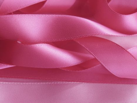 Pink ribbon background, design element. Clipping Path included