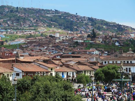 City of Cuzco in Peru, South America