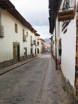 City of Cuzco in Peru, South America