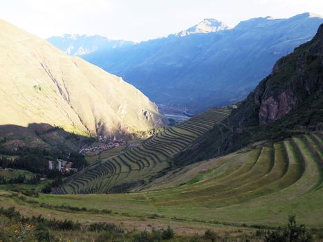 Peru, Pisac (Pisaq) - Inca ruins in the sacred valley in the Peruvian Andes, Cusco - Peru