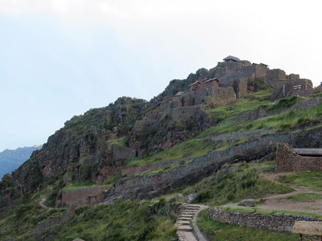 Peru, Pisac (Pisaq) - Inca ruins in the sacred valley in the Peruvian Andes, Cusco - Peru