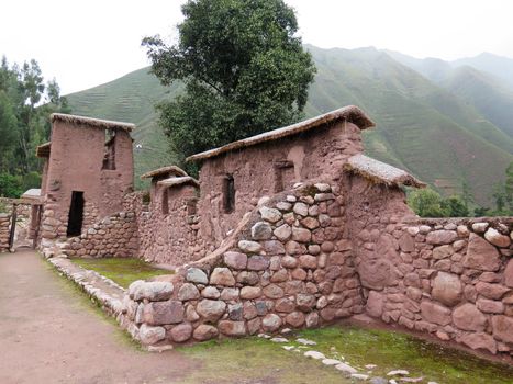 Ancient inca walls in Cusco Peru