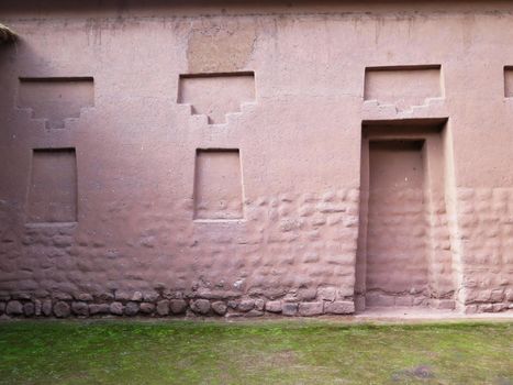 Ancient inca walls in Cusco Peru