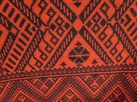 Peruvian hand made woolen fabric background