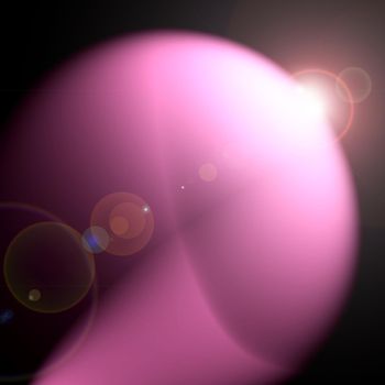 Abstract lens flare illustration