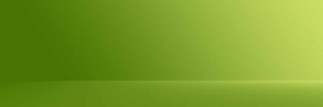 Studio Background - Bright Green Gradient horizontal studio room wall background