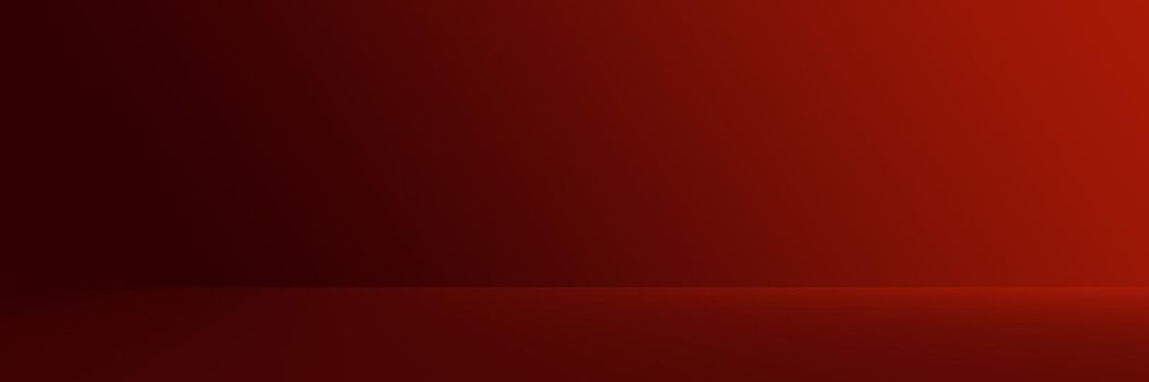 Studio Background - Bright Red Gradient horizontal studio room wall background