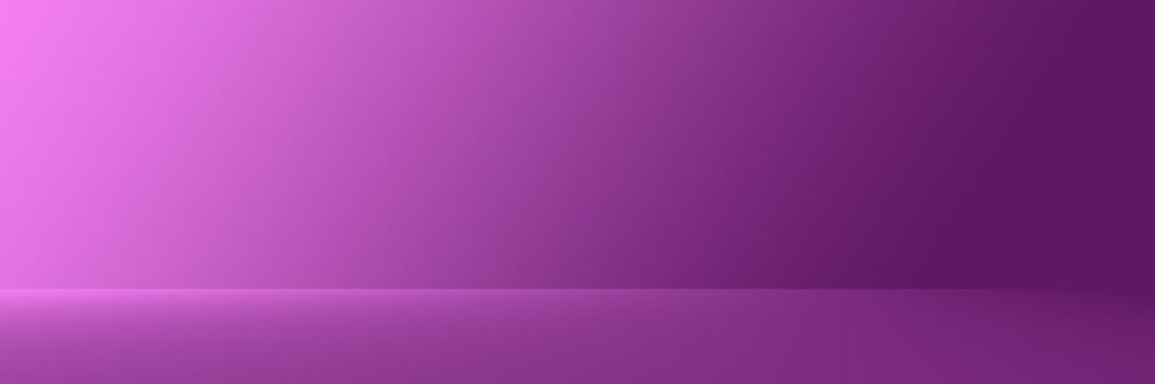 Studio Background - Abstract Bright luxury purple Gradient horizontal studio room wall background for display product ad website template