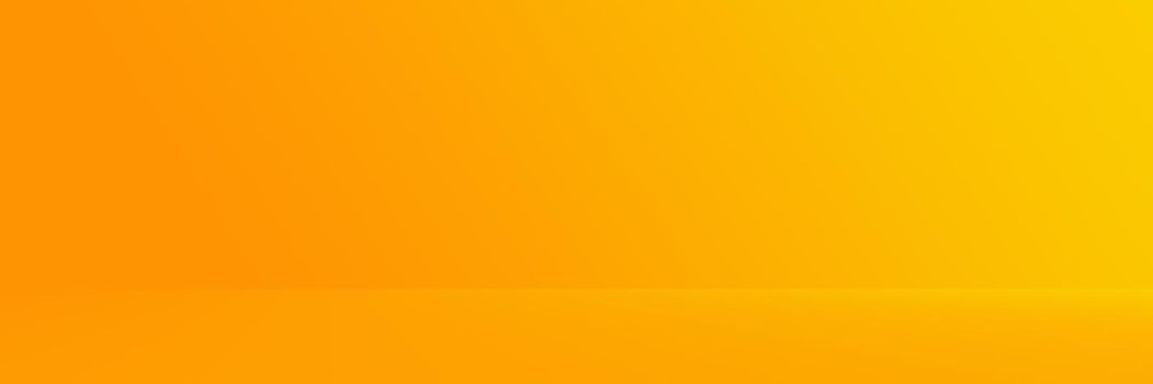 Studio Background - Abstract Bright luxury orange Gradient horizontal studio room wall background for display product ad website template