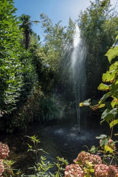 André Heller Botanical Garden. Gardone Riviera (BS), ITALY - August 25, 2020