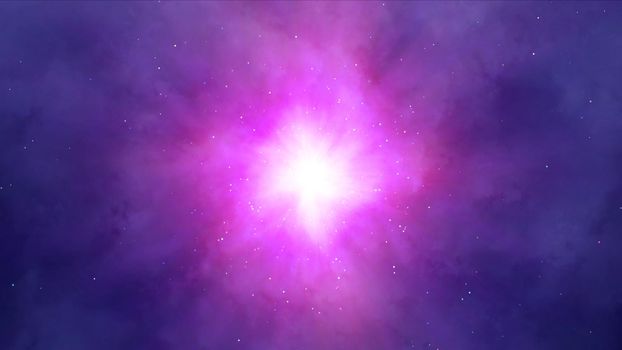 cosmos star ray light space particle nebula, illustration render