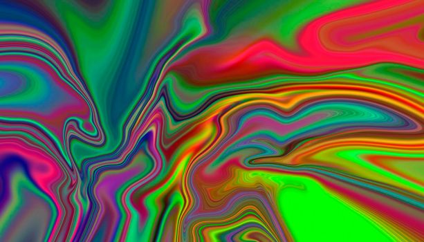 Abstract multicolored textured liquid background