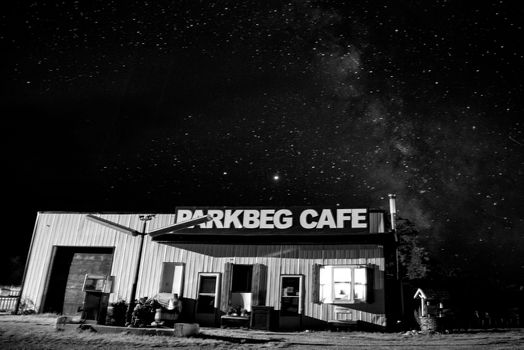 Neowise Comet and Abandoned Buildings in Saskatchewan Canada