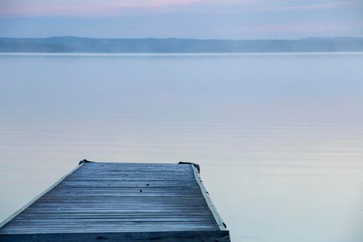 Sunrise Northern Lake in Saskatchewan Canada scenic