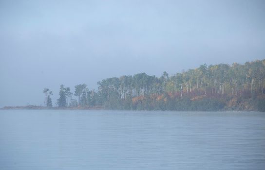 Sunrise Northern Lake in Saskatchewan Canada scenic