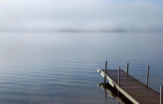 Sunrise Northern Lake in Saskatchewan Canada scenic