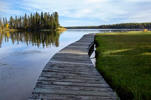 Autumn Northern Saskatchewan wilderness prestine rural scenic