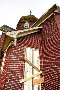 Abandoned Ukranian Church in Saskatchewan Canada old