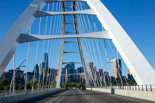Walterdale Bridge Edmonton to downtown Alberta Capitol