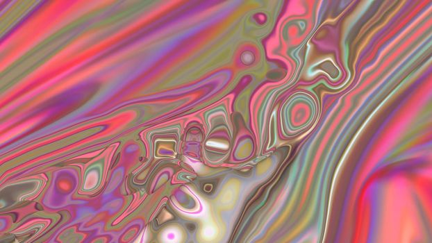 Abstract blurred multicolored liquid background.