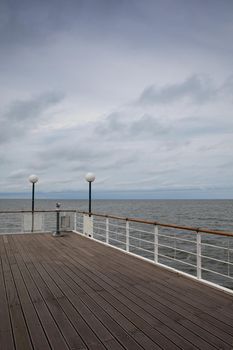 Heringsdorf Pier is a pier located in Heringsdorf, with a length of 508 metres; stretching out into the Baltic Sea, on the island of Usedom, Germany