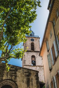 Old center of Manosque in the Alpes-de-Haute-Provence in France