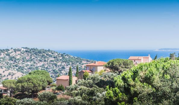 Bormes-les-Mimosas typical village in the south of France