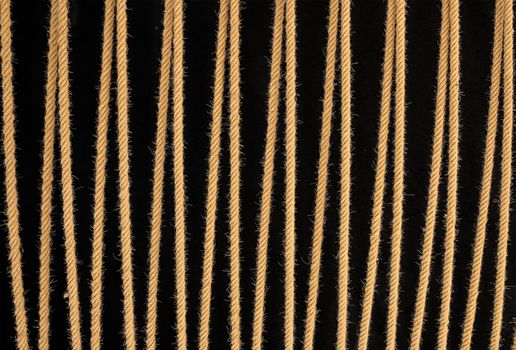 View of a net of rope. Abstract background