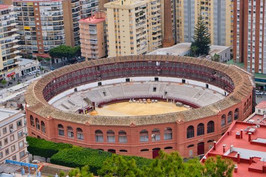 La Malagueta bull ring in Malaga (Spain)