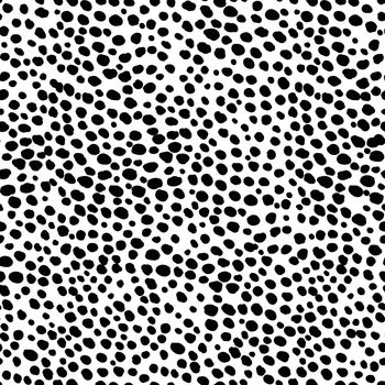 Abstract modern leopard seamless pattern. Animals trendy background. Black and white decorative vector illustration for print, card, postcard, fabric, textile. Modern ornament of stylized skin.