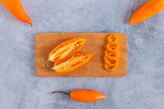 Peruvian yellow pepper. Yellow pepper used in Peruvian cuisine.