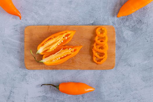 Peruvian yellow pepper. Yellow pepper used in Peruvian cuisine.