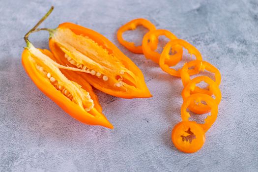 Peruvian yellow pepper. Yellow pepper used in Peruvian cuisine.