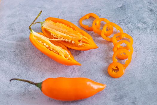 Peruvian yellow pepper. Yellow pepper used in Peruvian cuisine.