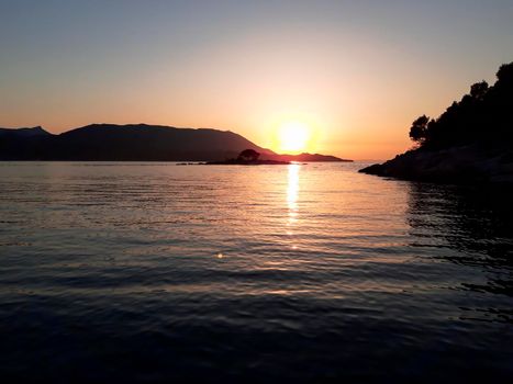 Sunset At Adriatic Sea Croatia