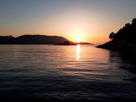 Sunset At Adriatic Sea Croatia