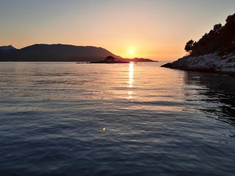 Sunset At Adriatic Sea Croatia